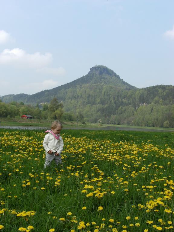 Ferienwohnungen "Gruendelrast" Prossen Exterior foto